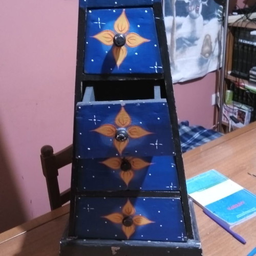 Handmade small furniture used, hand-painted