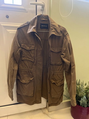 Stradivarius military style jacket khaki size Small like new