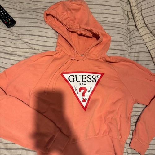 Guess sweatshirt orange like new, size Small