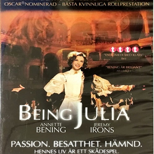 Being Julia DVD used, drama romance with Annette Bening and Jeremy Irons