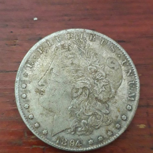 Morgan 1894 cc Carson City coin used replica