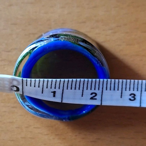 Murano glass ring like new, multicolored
