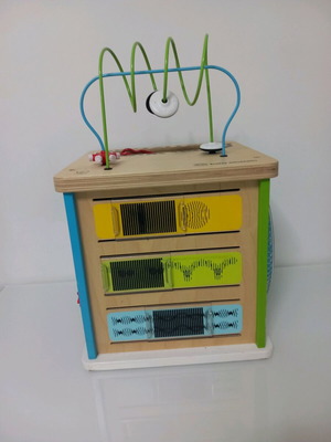 Wooden Activity Cube Have Little Einstein used