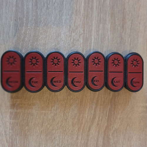 Pill box 7 days morning and night new