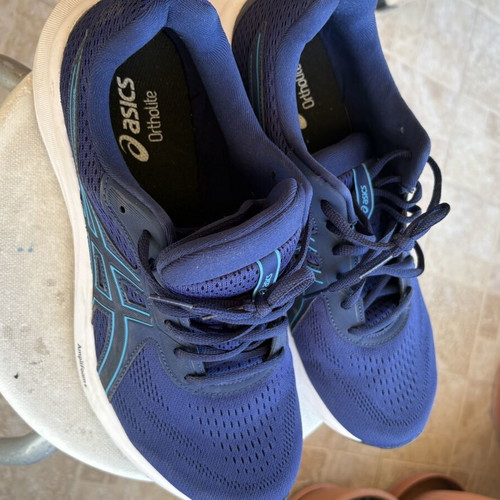 Asics Gel-Contend 9 running shoes, blue, size 46