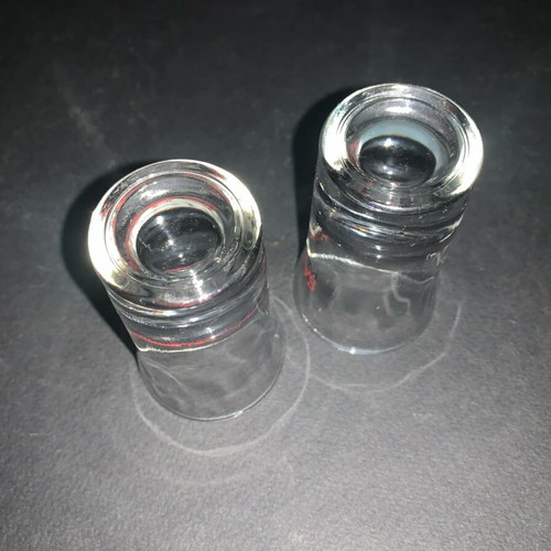 Set of 2 Sambuca Ramazzoti logo shot glasses used