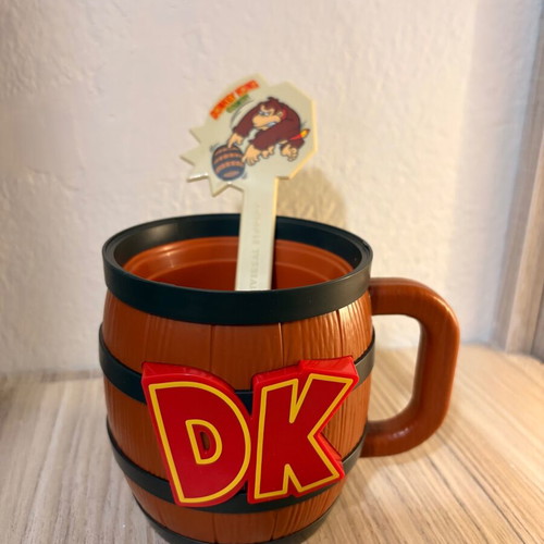 Donkey Kong mug and spoon, Universal Studios Japan