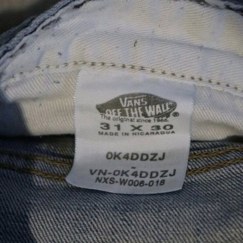 Vans blue jeans Y2K mid/low waist like new