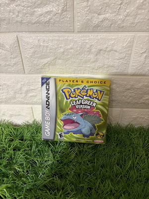 Pokémon LeafGreen Game Boy Advance game like new, original
