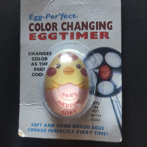 Egg Boiling Timer with Color Change Indicator