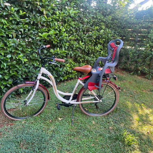 Sector city bike with child seat, aluminum frame