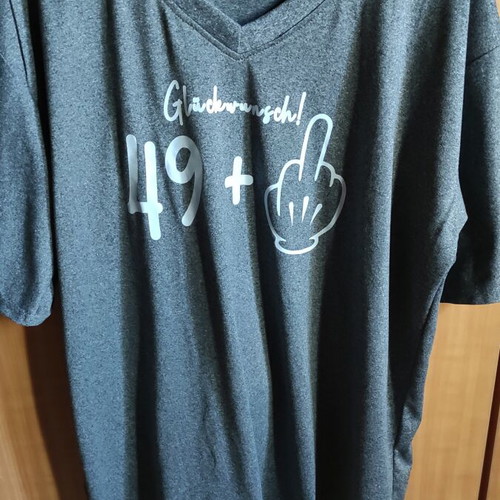 T shirt like new, gray, sizes XL and XXL