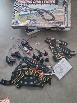 Furious Challenger Electric Power Road Racing Set like new