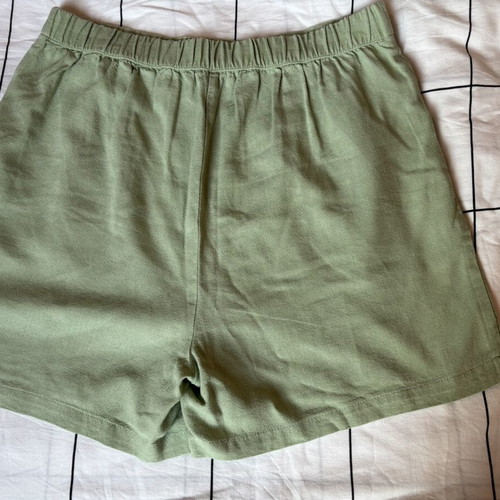 Linen shorts Vero Moda like new, green, size S