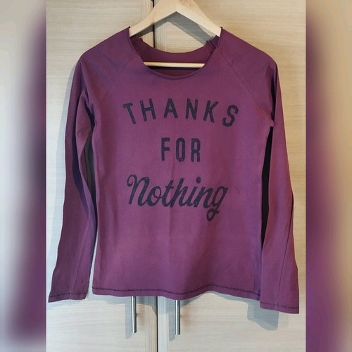 T-shirt used long sleeve casual size S