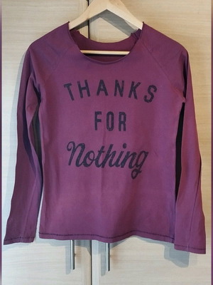 T-shirt used long sleeve casual size S
