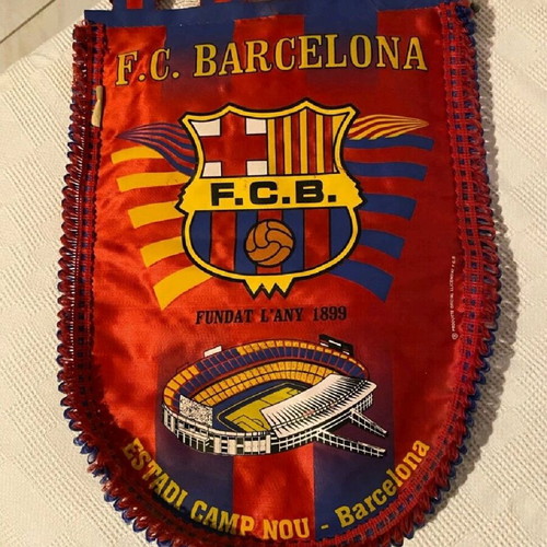 Barcelona large authentic banner 30×40 like new from 1997