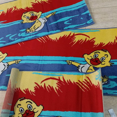 Children's rug set new for bedroom, synthetic yarns
