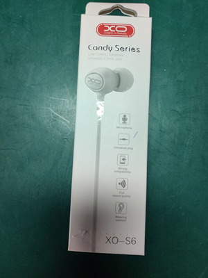 Candy Series XO-S6 Wired Headphones new