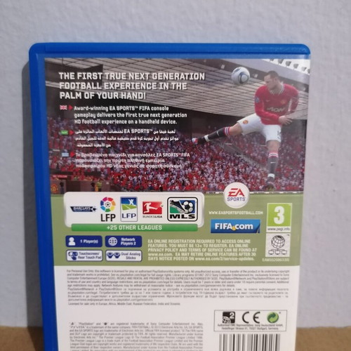 FIFA Football PS Vita case used, no game included