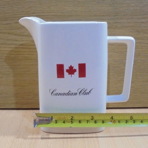 Canadian Club Whisky old promotional ceramic jug used