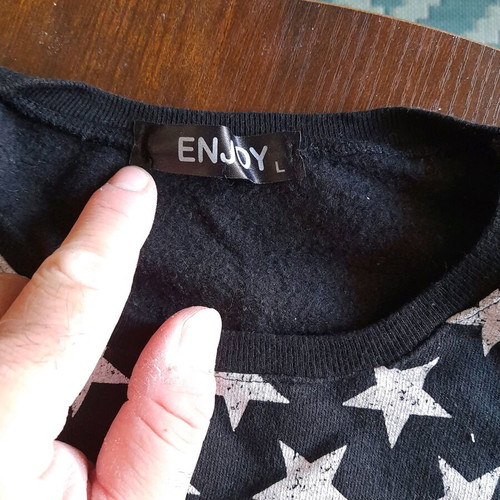 Men's T-shirt Large black like new