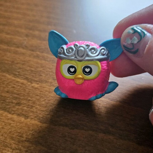 Mini Furby figure like new, plastic