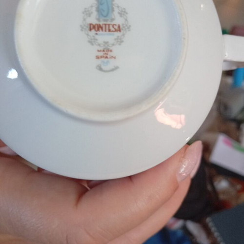 Vintage Pontesa tea set 15 pieces made in Spain 1970, like new