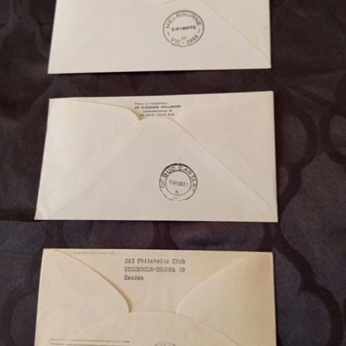 First Flight Covers 1960-1973 used, various international routes
