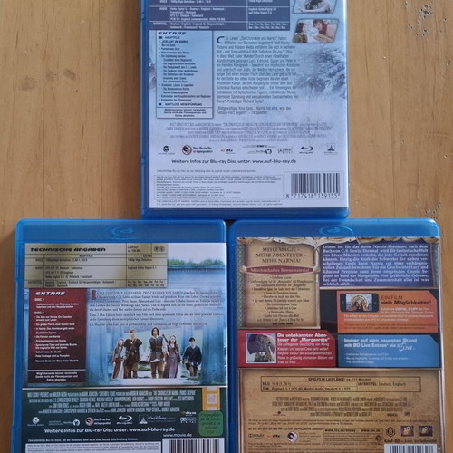 The Chronicles of Narnia Trilogy Blu-Ray set like new