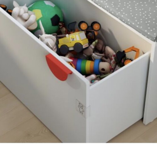 IKEA SMÅSTAD toy storage bench like new, pink and white
