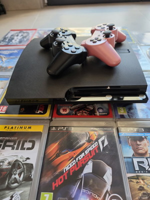 Sony PS3 320GB πακέτο με δύο χειριστήρια και 19 παιχνίδια σαν καινούργιο