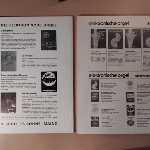 Books for Harmonium by Schott editions like new, German
