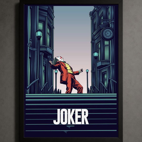 Joker framed print 30x40cm new