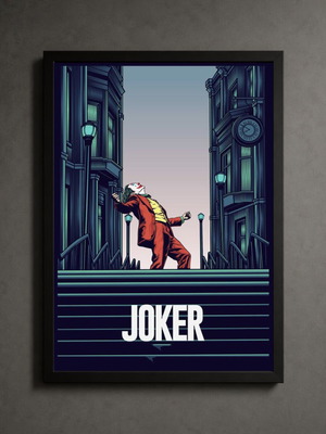 Joker framed print 30x40cm new