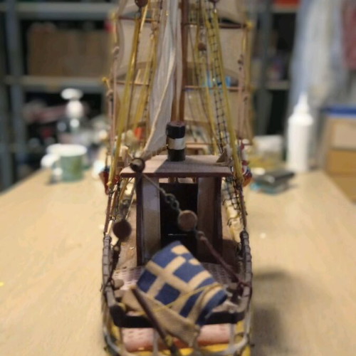 Handmade ship used 1m by 65cm