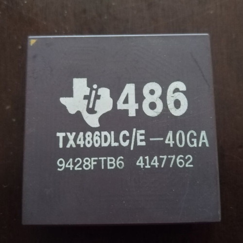 Texas Instruments TI 486DLC 40MHz processor used