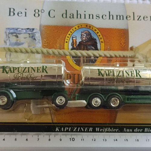 Kapuziner Beer Advertising Tanker Truck Model H0 New