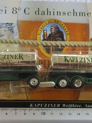 Kapuziner Beer Advertising Tanker Truck Model H0 New