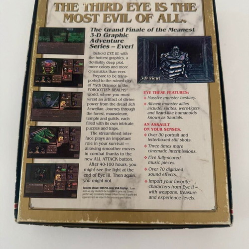 Eye of the Beholder III Assault on Myth Drannor PC παιχνίδι μεταχειρισμένο