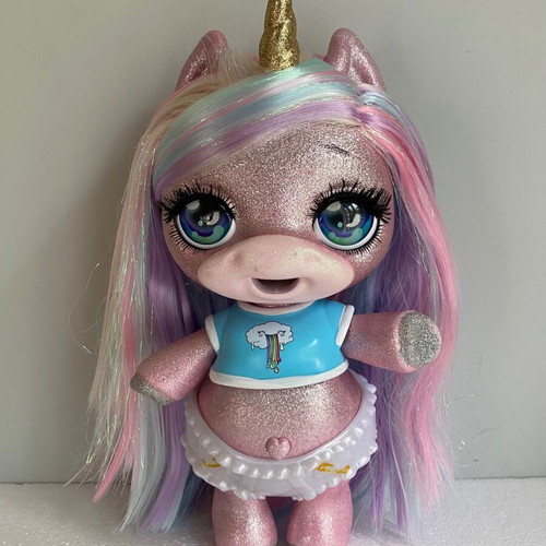 Poopsie Surprise Glitter Unicorn doll 2018 used, 27 cm with horn