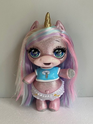Poopsie Surprise Glitter Unicorn doll 2018 used, 27 cm with horn