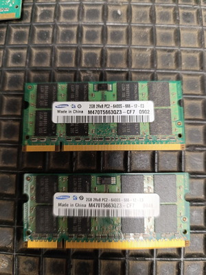Samsung DDR2 RAM 4GB (2x2) 666 used for laptop