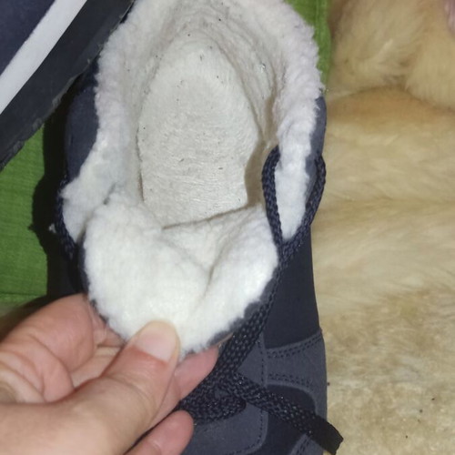 Booties used with fur lining, size 39, black