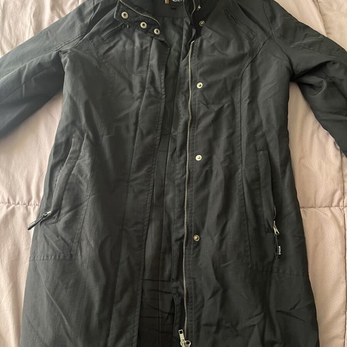 Inox black long coat like new