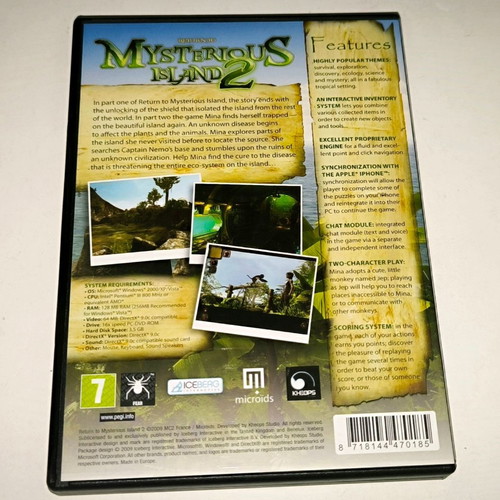 Return to Mysterious Island 2 PC game used, adventure