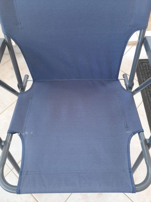 Beach chair like new, height 75cm, width 53cm