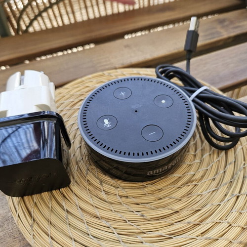 Amazon Echo Dot 2nd Generation smart speaker like new with cable and power adapter