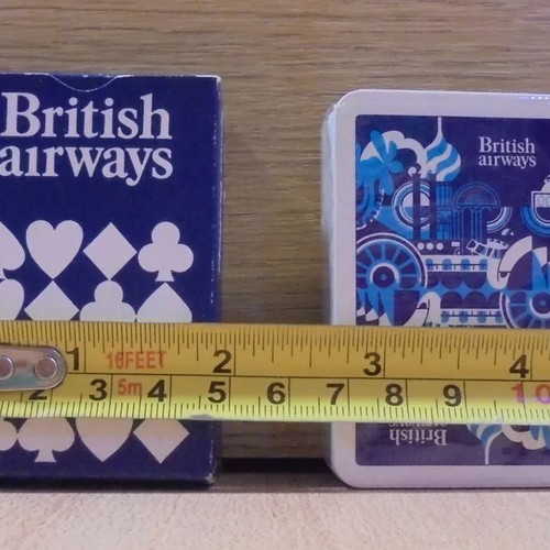 British Airways vintage promotional mini playing cards sealed like new