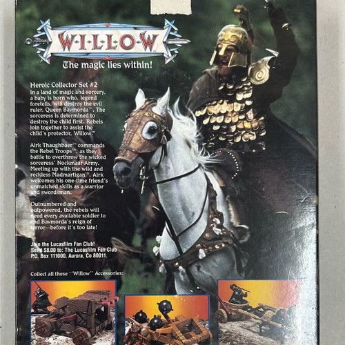 Tonka 1988 Willow Heroic Collector Set 2 and Troll Evil Creature new